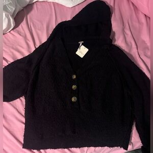 Free People Cropped Sweater